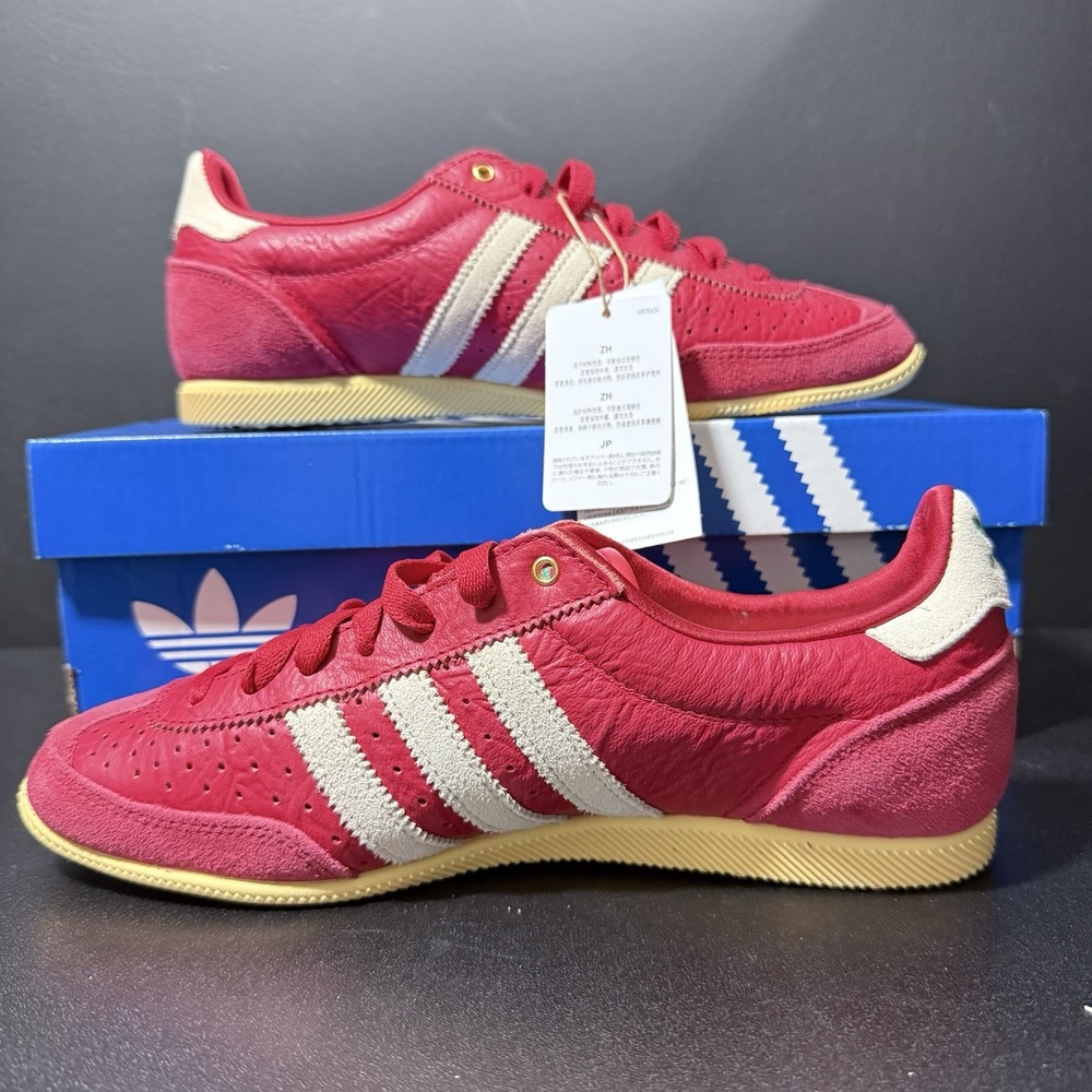adidas Originals Japan W Women's Size 7.5 Better Scarlet Off White Red IG4507‎ - Picture 3 of 14